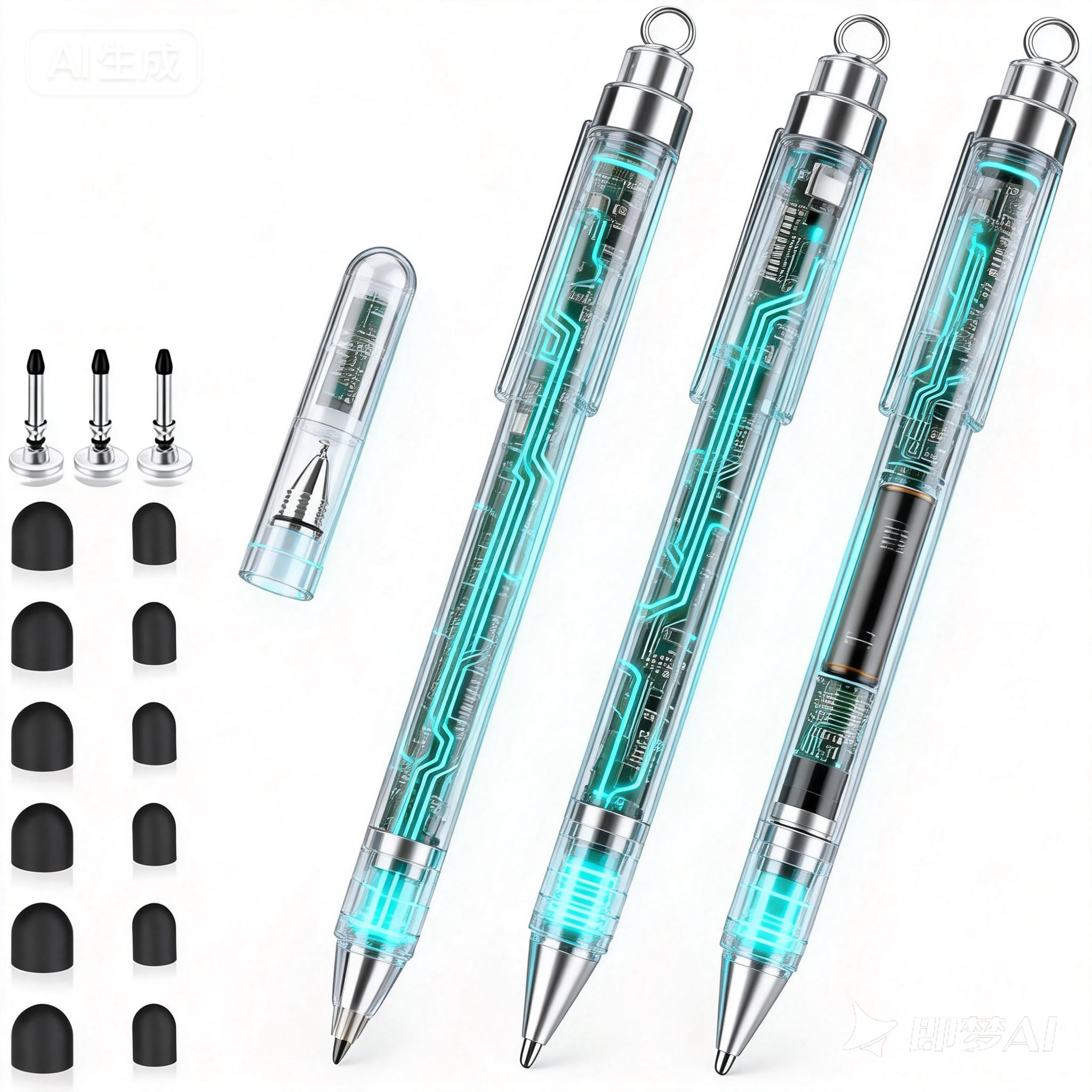 3-in-1 Rubber Disc Stylus, High Sensitivity and Precision